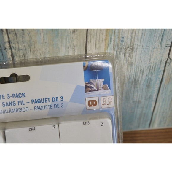 Woods Wireless Remote Control Outlet Kit 3-Pack Indoor Plug Smart Home NEW - Picture 5 of 10